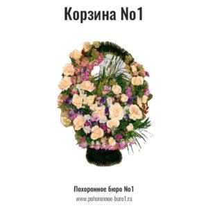 корзина цветов похороны